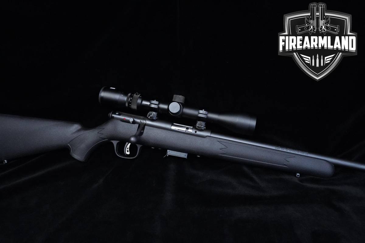 Savage Arms Model 93R17 F 17 HMR 21" Blued Savage 93-R17 +OPTIC