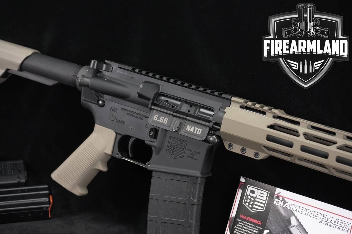 Diamondback DB15 MZ OR FDE 5.56 NATO AR-15 AR15 16 DB Two-Tone +3 MAGS