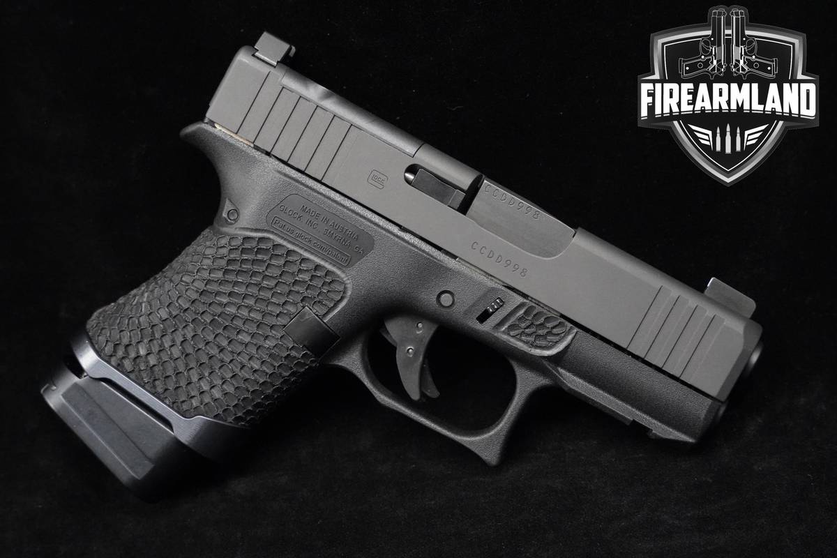 Glock 43X MOS 9mm 3.4" Glock-43X G43X G43-X UPGRADES +2 MAGS & CASE