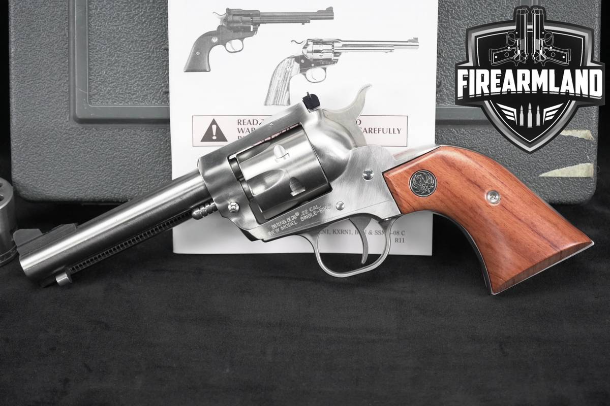 2008 Ruger New Model Single-Six Convertible 22 LR & WMR +ORIG CASE