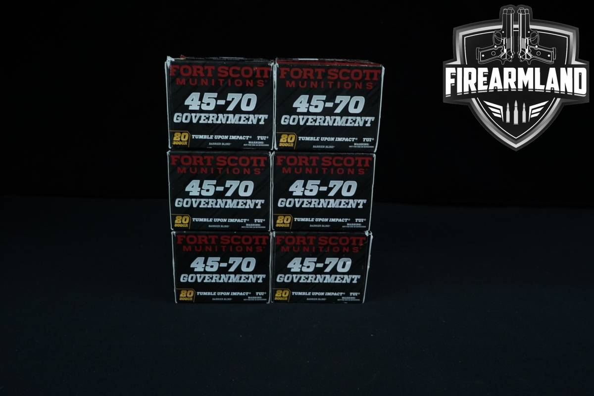 120 RDS! 45-70 Ammo Govt Ammunition
