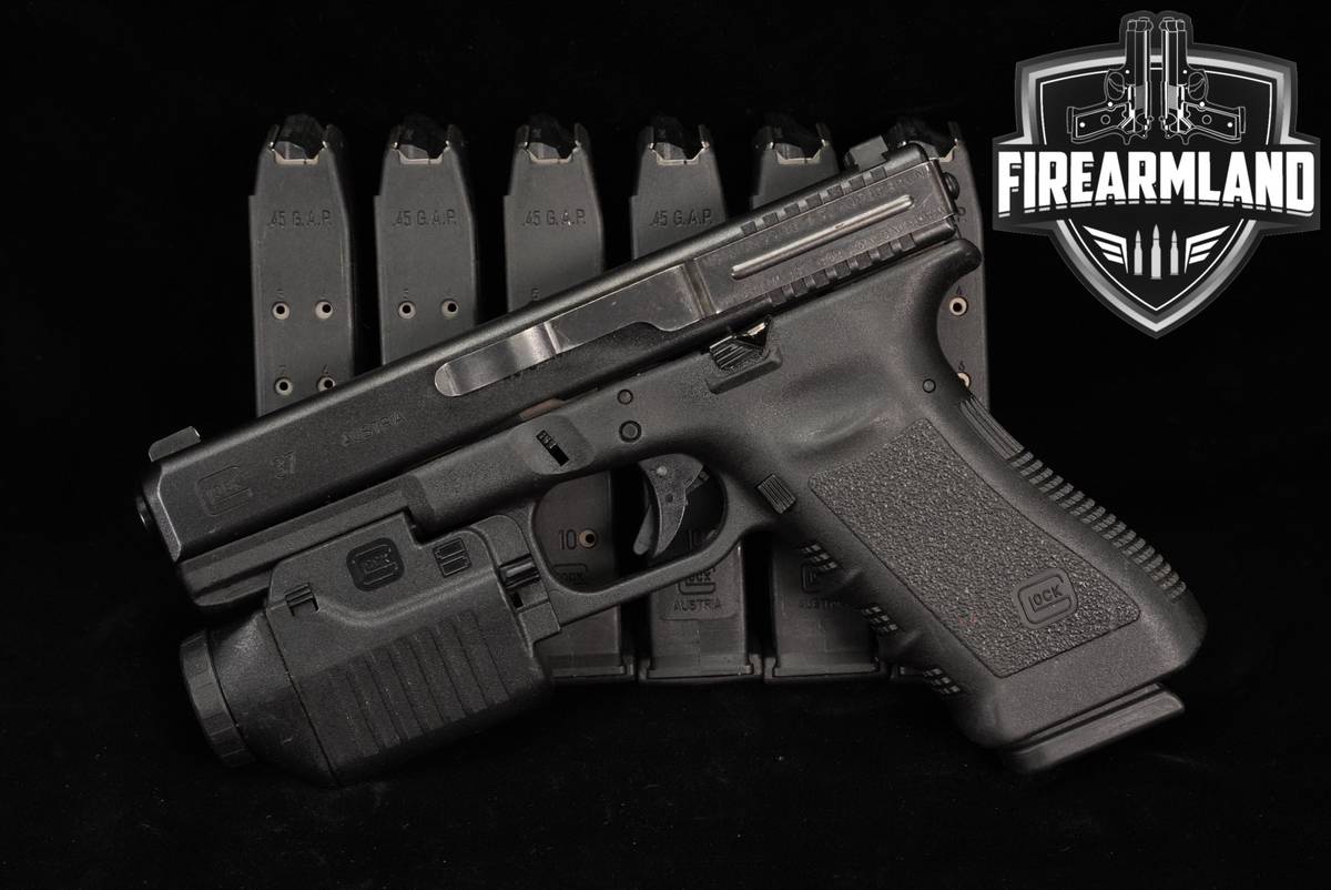 Glock 37 Gen3 G37 Gen 3 45 GAP 4.5" +7 MAGS, LIGHT