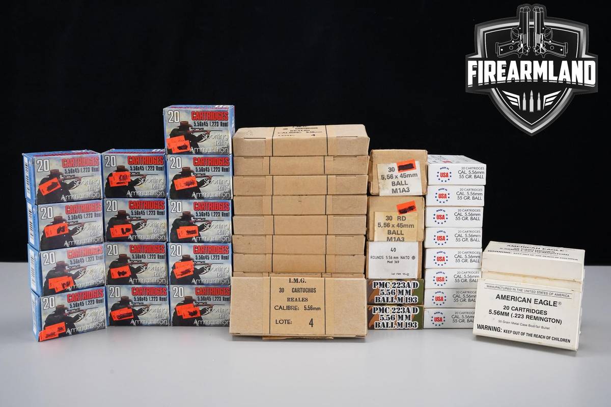 990 RDS! 5.56 NATO Ammo 5.56X45MM