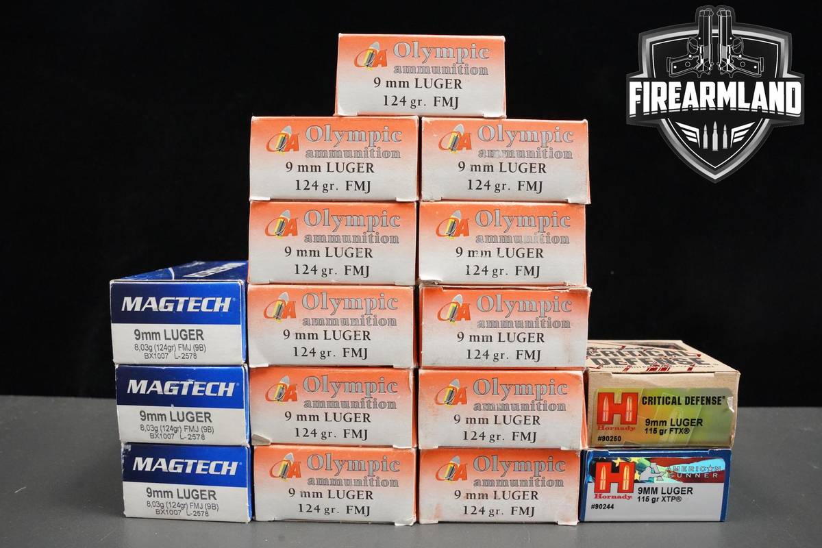 9mm Ammo 9mm Ammunition 750 ROUNDS