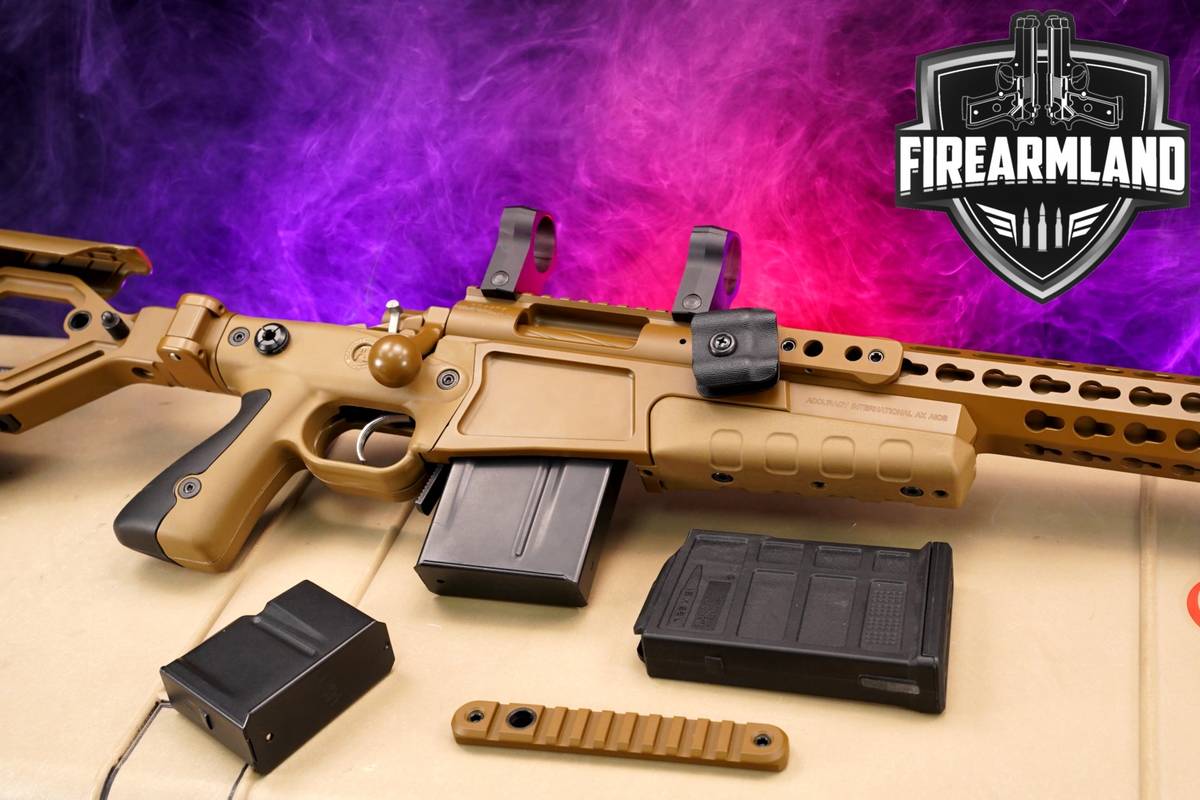 Surgeon Rifles CSR 308 Win 16 Tan AI AX AICS CHASSIS +3 MAGS, PELICAN CASE
