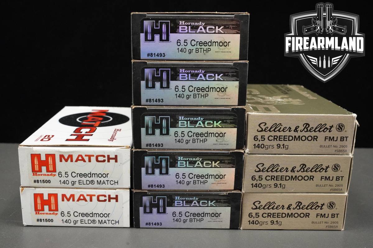 6.5 Creedmoor Ammo 6.5-Creedmoor Ammunition 200 ROUNDS
