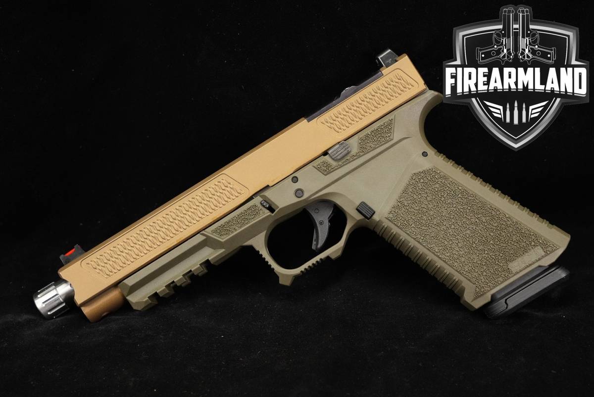 SCT-17 9mm Optics-Ready Tan & OD Green SCT17 Glock 34 Gen3 THREADED