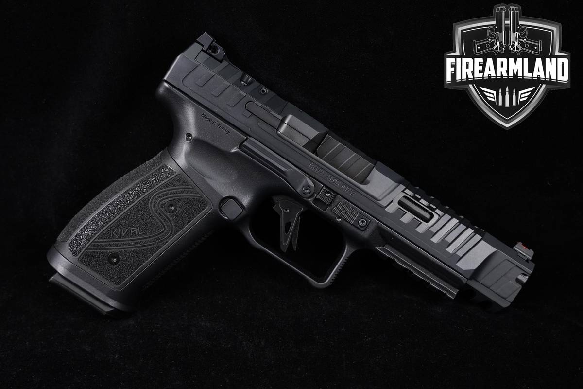 Canik SFx Rival-S 9mm 5" Black Optic-Ready Flat-Trigger +8 MAGS
