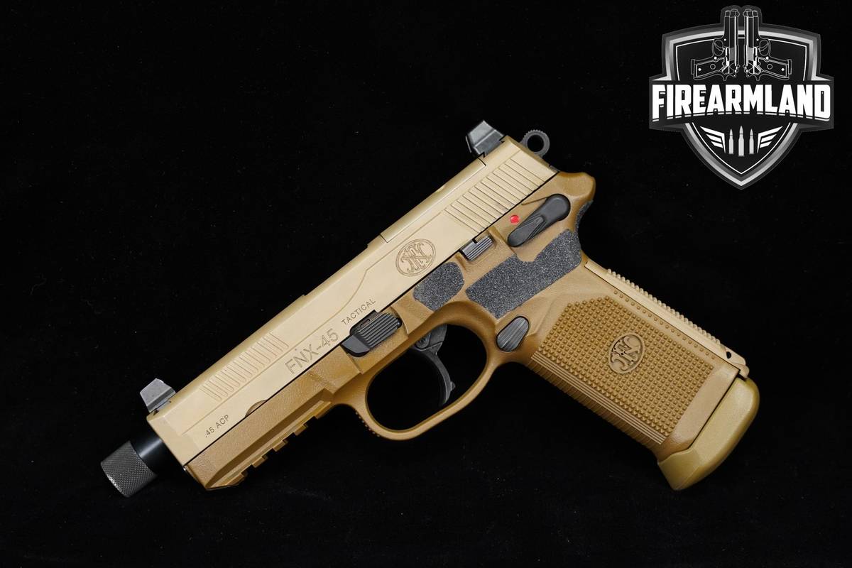 FN America FNX-45 Tactical 45ACP 5.3" Threaded FDE 45T +3 MAGS & OG CASE