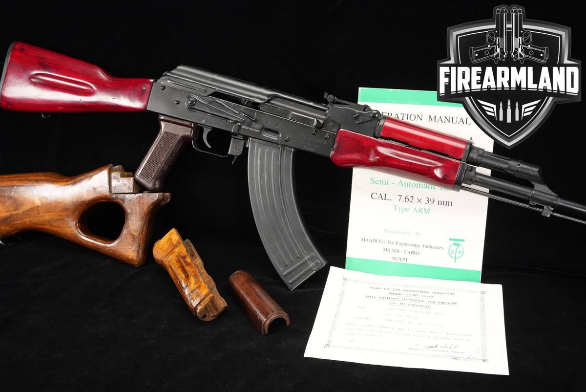 1993 Maadi ARM 7.62x39 AKM AK47 AK-47 16.5" EGYPTIAN +ORIG STOCK
