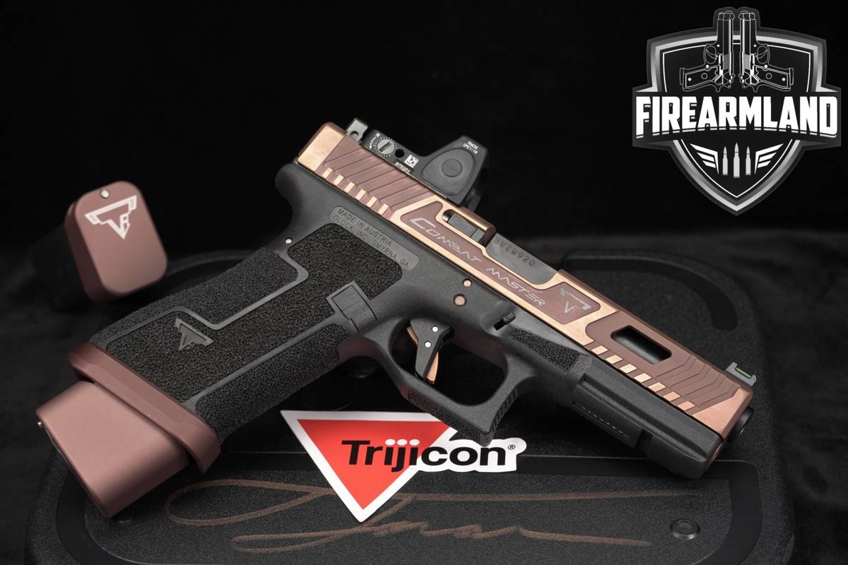 Taran Tactical TTI Glock 17 Gen 3 Combat Master 9mm +2 MAGS, TRIJICON OPTIC