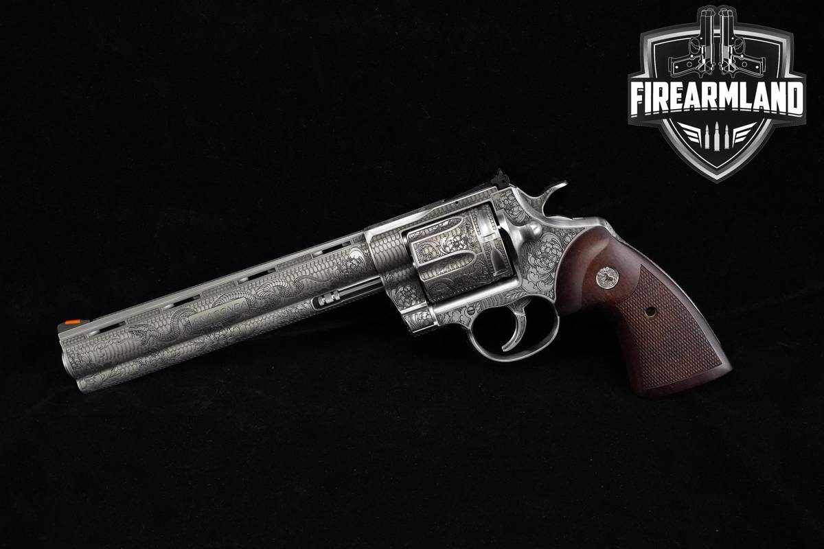 EXCLUSIVE Colt Anaconda Firearms & Collectables ENGRAVED 44-Magnum 8" DA/SA