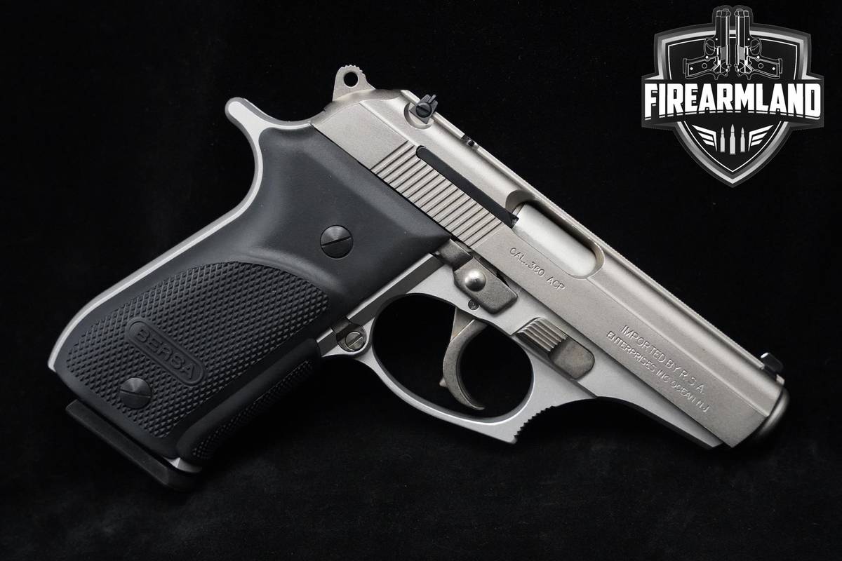 Bersa Thunder 380 Plus 380 ACP Nickel Bersa Thunder-380 DA/SA +ORIG BOX