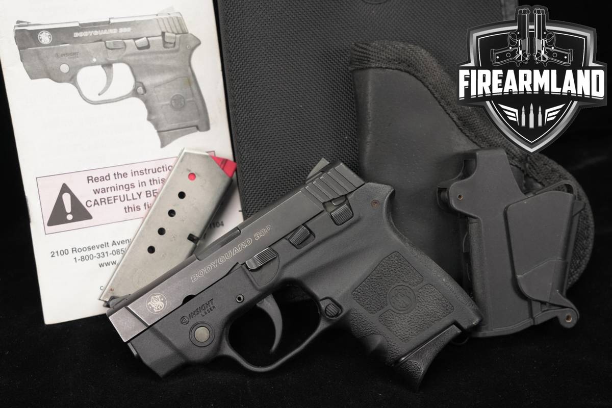 PRE-M&P Smith & Wesson Bodyguard 380 ACP Integrated Laser 1ST GEN S&W 2 MAG