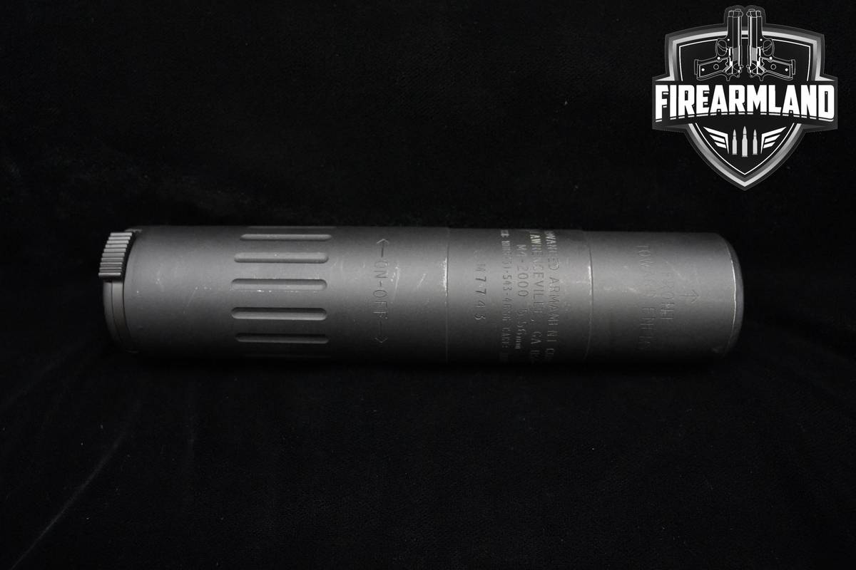 Advanced Armament Corp AAC M4-2000 5.56/6.8 Suppressor Black AAC M42000