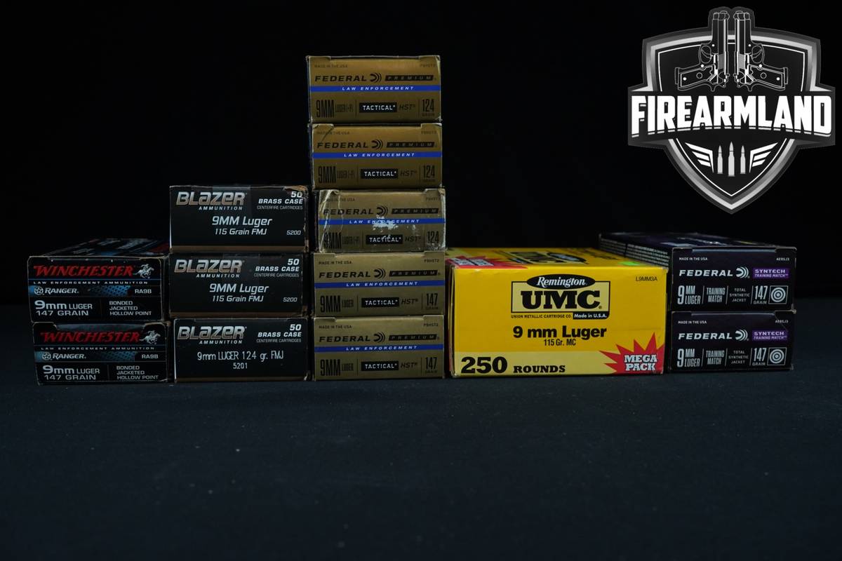 850 RDS! 9mm Ammo 9-mm Ammunition
