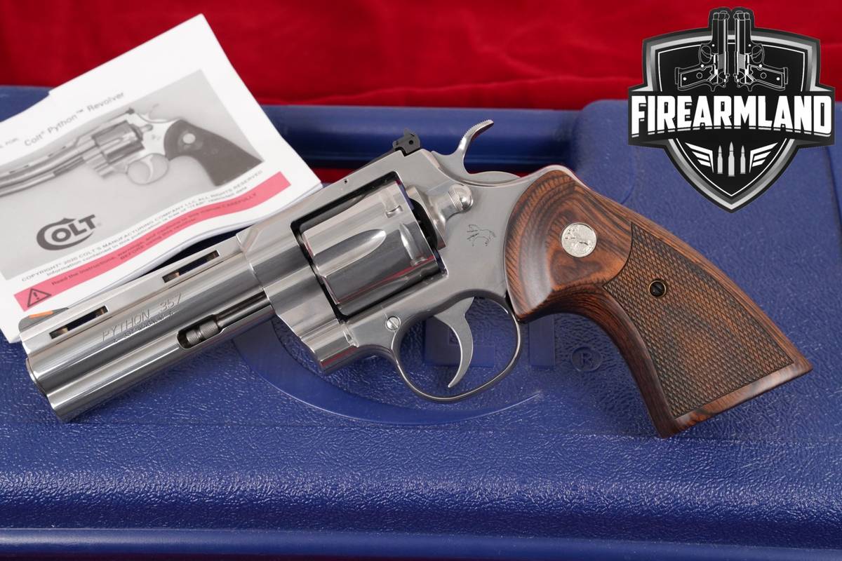 Colt Python 2020 Series 357 Magnum 4.25" VENT-RIB +ORIG CASE