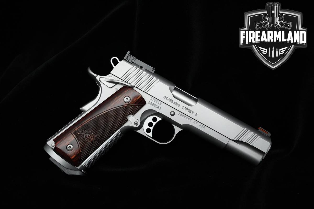Kimber Stainless Target II 45 ACP 5" Satin Stainless Kimber MATCH ORIG CASE