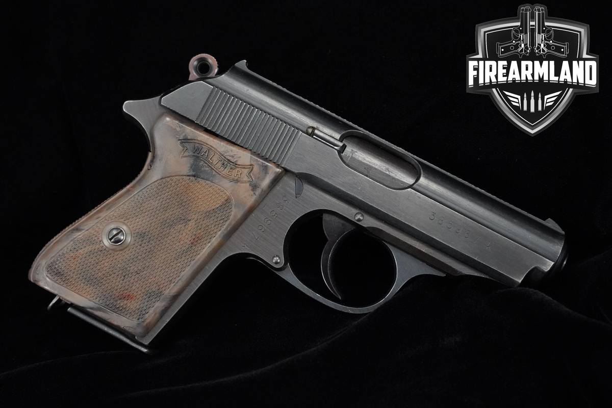 1942 Walther PPK 32 Auto (765 Browning) Germany 3.25" Blued Walther DA/SA