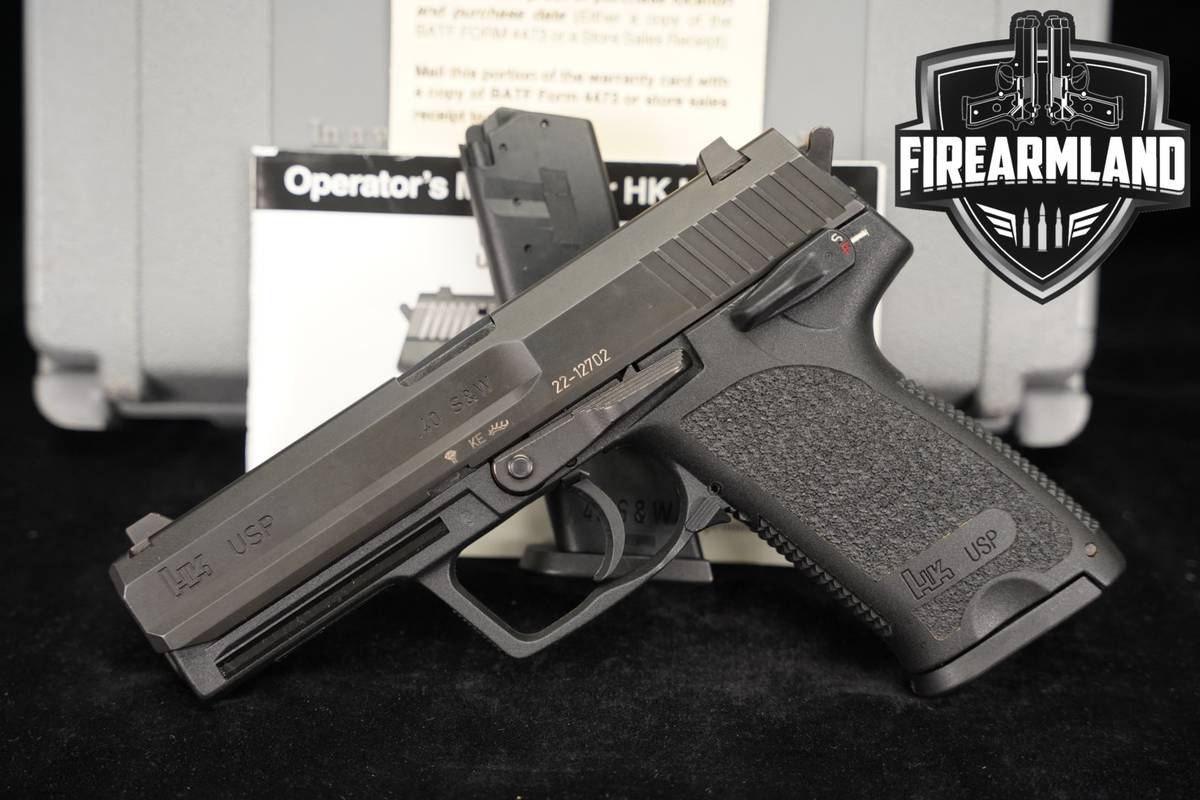 Heckler & KochUSP40 Variant 1 H&K USP 40 S&W 4.25" +2 MAGS & ORIG CASE