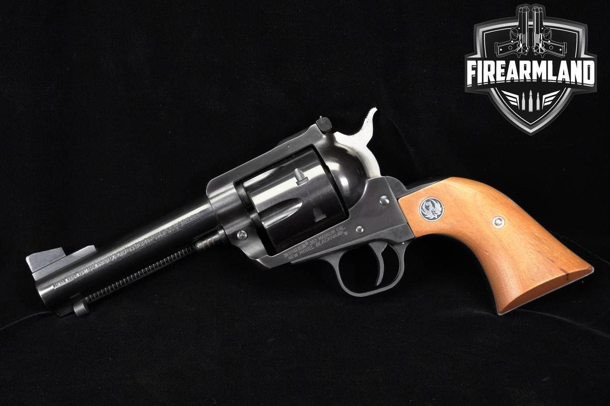 VINTAGE 1981 Ruger New Model Blackhawk 357 Magnum 4.62" Blued +ORIG BOX
