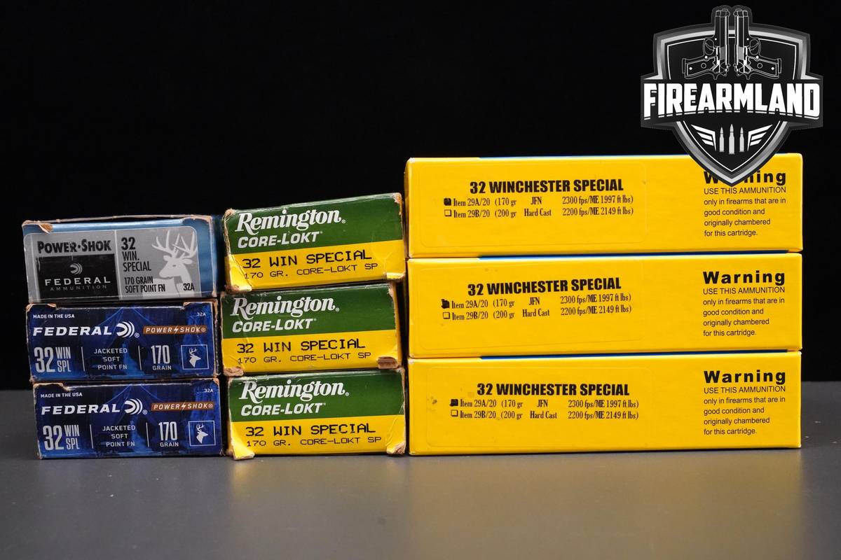 180 ROUNDS! 32 Win Spl Ammo 32-Win-Spl Ammunition