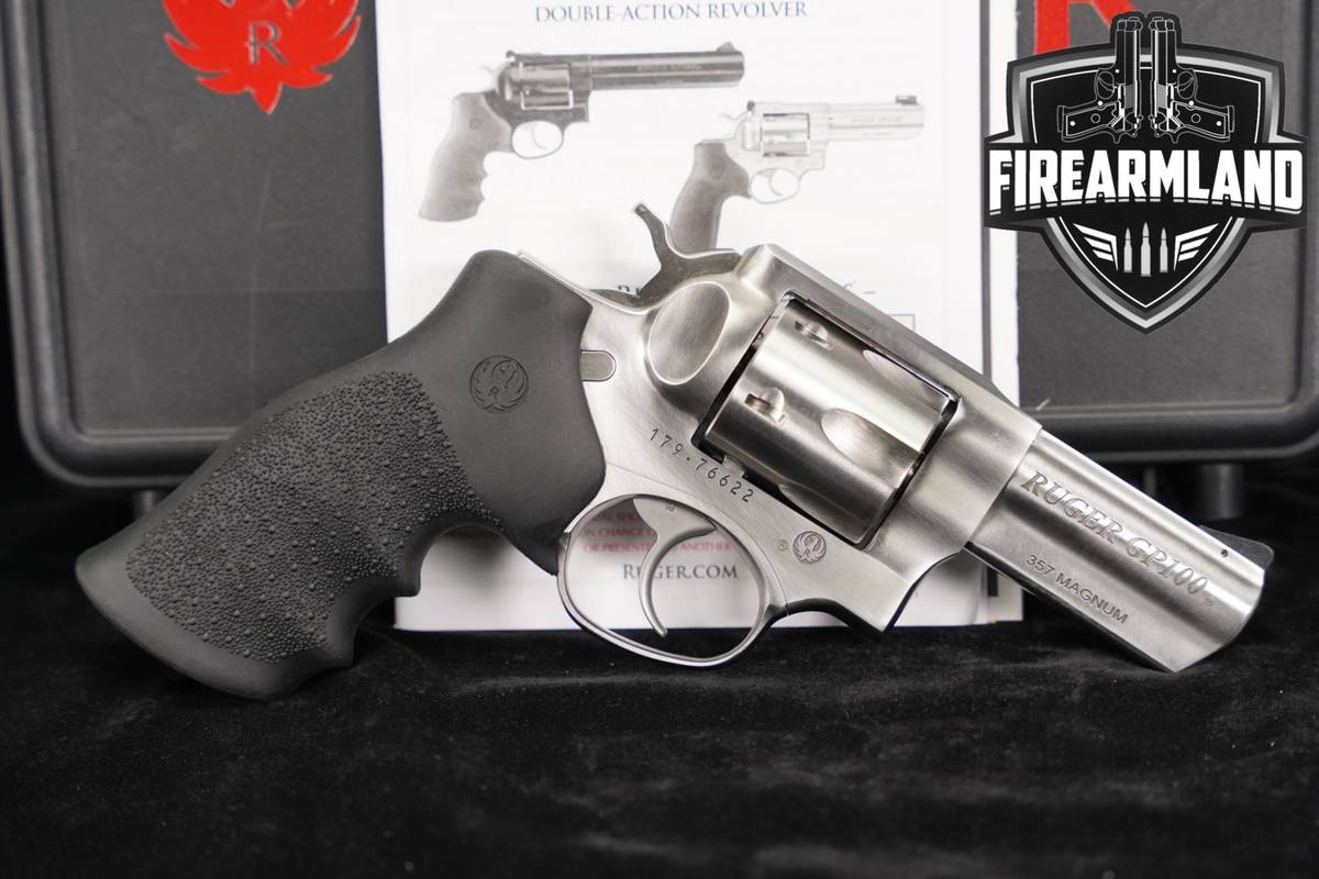 Ruger GP100 357 Magnum 3" Satin Stainless GP-100 +ORIG CASE