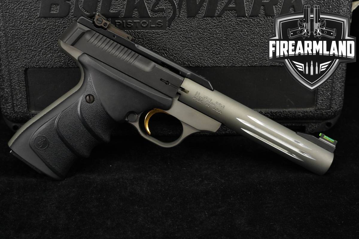 Browning Buck Mark Lite Gray URX 22LR 5.5 +ORIG CASE