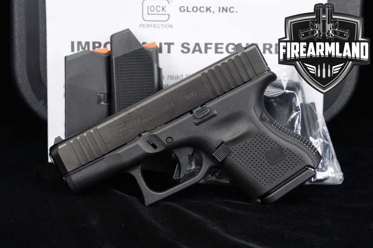 Glock 26 Gen5 G26 Gen 5 9mm 3.43" +3 MAGS & ORIG CASE