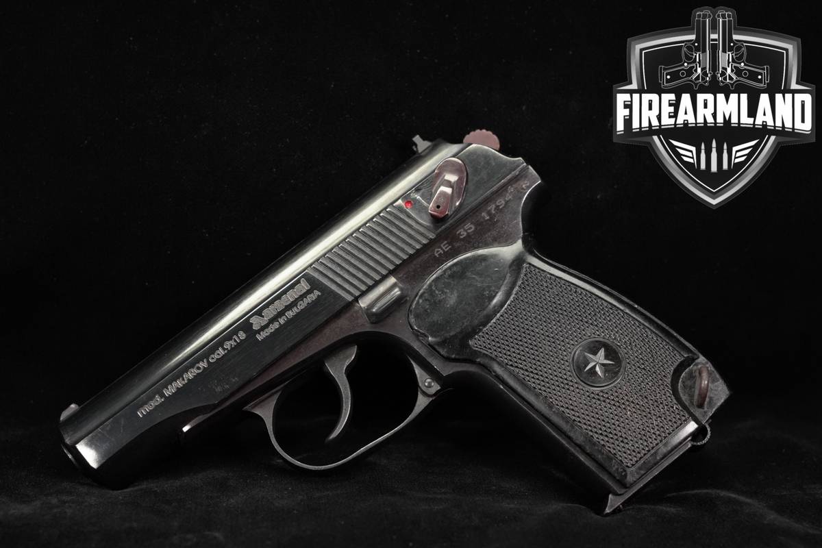 1995 Arsenal Bulgaria Makarov PM 9x18mmMakarov 3.65" Blued DA/SA