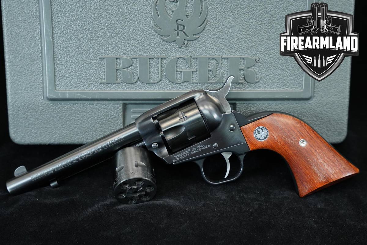 2001 Ruger New Model Single-Six Convertible 22 LR/.22 WMR 5.5" +ORIG CASE