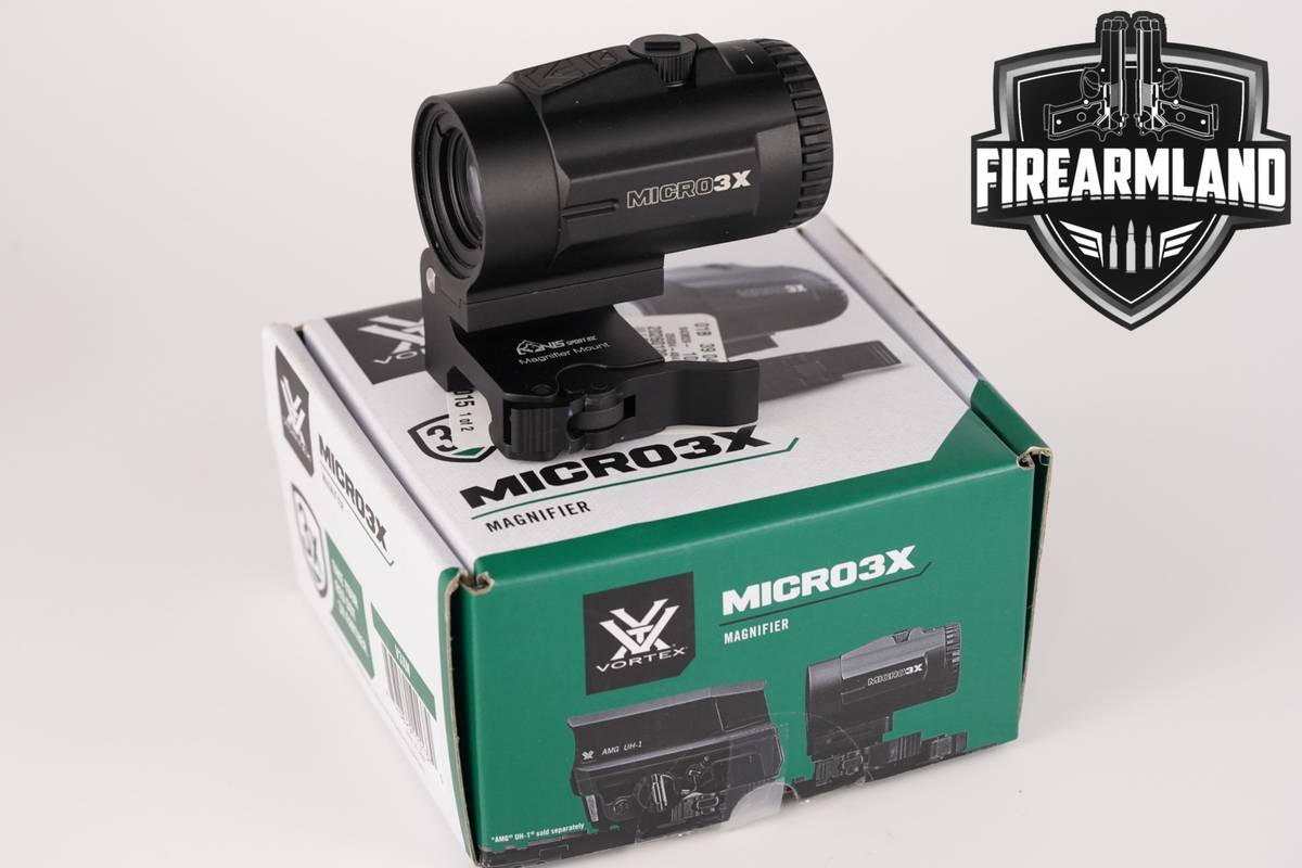 Vortex Optics Micro3X Magnifier 3x Magnification Sight Micro +ORIG BOX