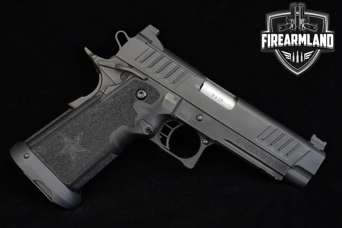 Staccato (STI) P DPO 2011 9mm 1911 4.4" Staccato 2011 +ORIG CASE & HOLSTER