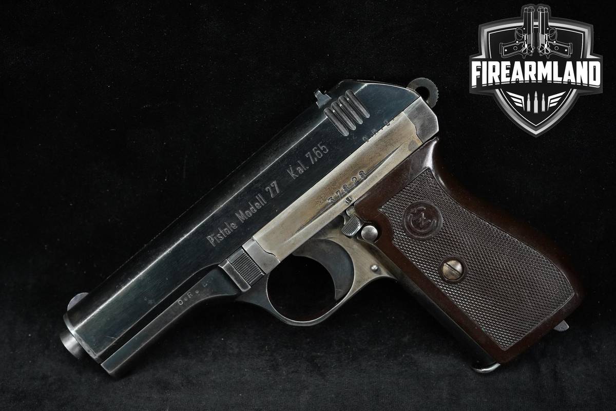 Bohmische Waffenfabrik Model 27 German-Occupation 32ACP 3.9"