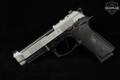 Beretta 92XI SAO Full Size 9mm Luger Two-Tone Silver & Black in Good Condition Image 4