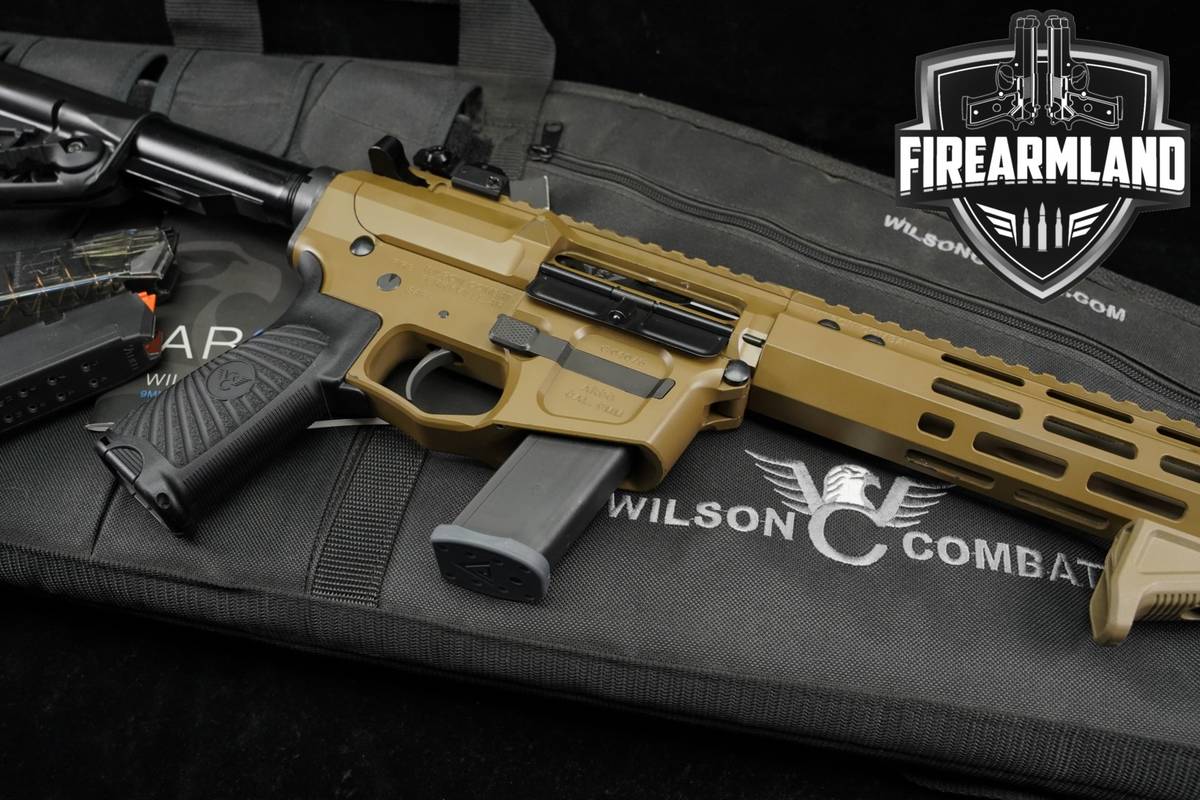Wilson Combat WC AR9G Carbine 9mm AR-9 AR9 16" FDE +3 MAGS & ORIG CASE