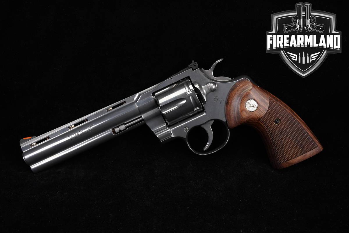 2020 SERIES Colt Python 357 Magnum 6" Satin Stainless +ORIG CASE