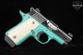 Kimber Micro Bel Air Special Edition .380 ACP Bel Air Blue & Stainless in Excellent Condition Image 4