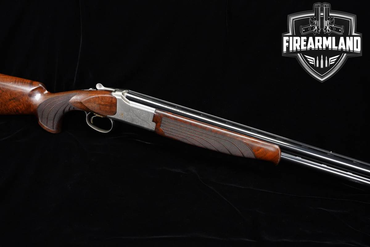 2008 MIROKU JAPAN Browning Citori 12-Gauge 32" Satin Nickel & Walnut 2 3/4