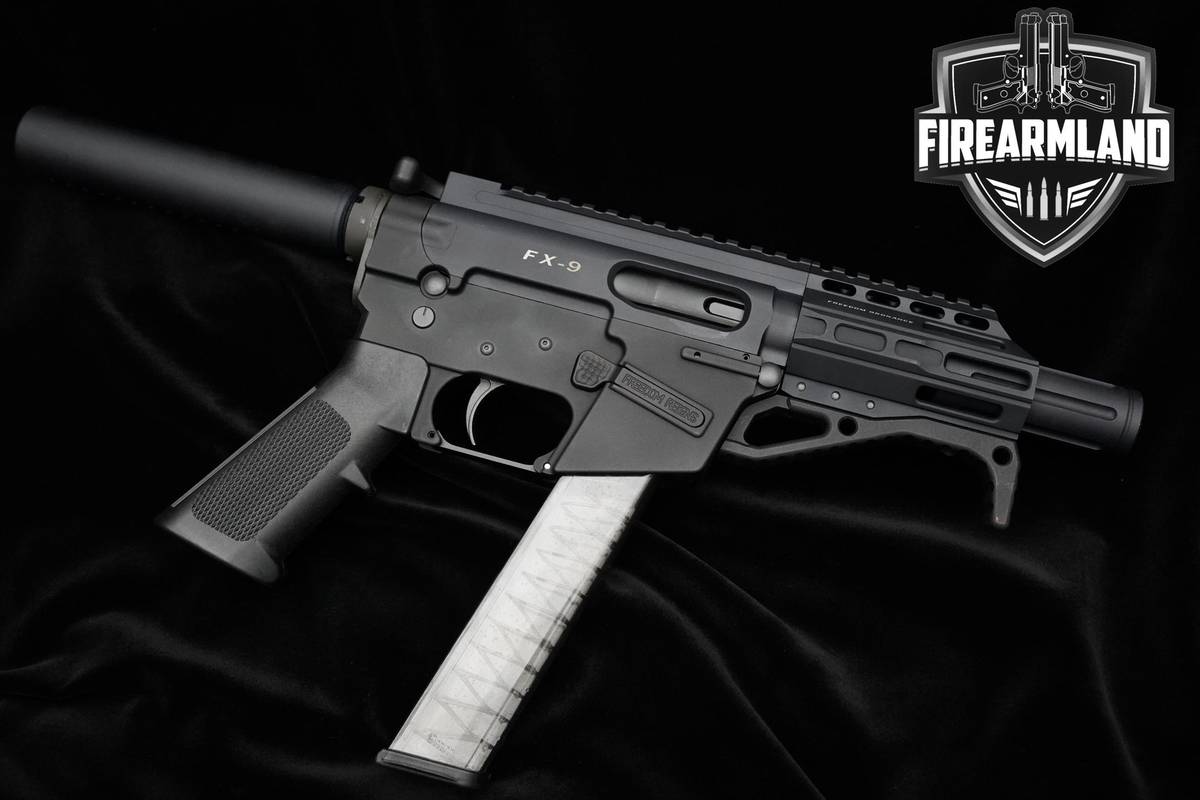 Freedom Ordnance FX-9 9mm Home Defense 4" AR Pistol Free-Floating 32+1