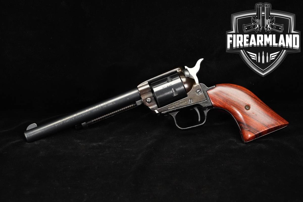 Heritage Manufacturing Rough Rider 22 WMR 6.5" Case Colored & Blued