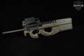 FN Herstal (FNH) PS90 Ring Sights Integrated Optic 5.7X28mm Tan in Excellent Condition Image 2