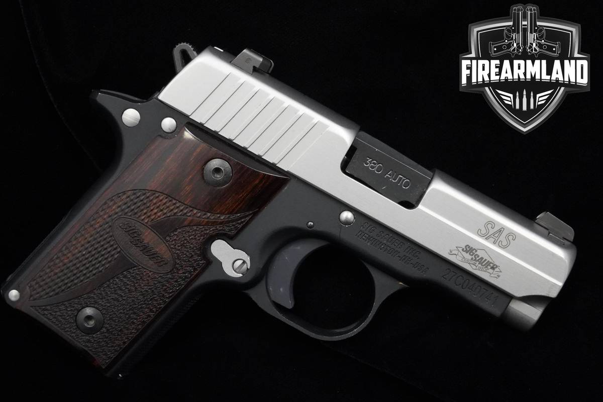 Sig Sauer P238 SAS 380 ACP Two-Tone Sig-Sauer P238 P-238 4 MAGS & ORIG CASE