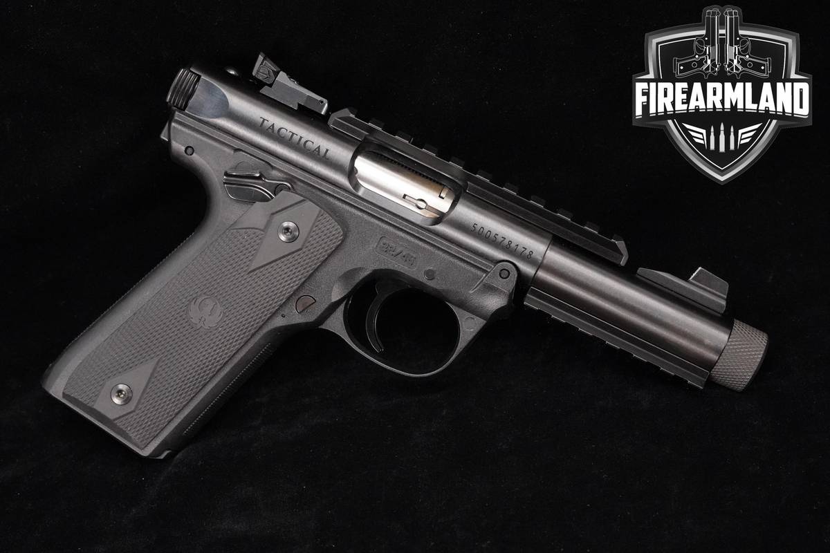 Ruger Mark IV 22/45 Tactical 22LR 4.4" MKIV Mk 4 Mk4 Mark-4
