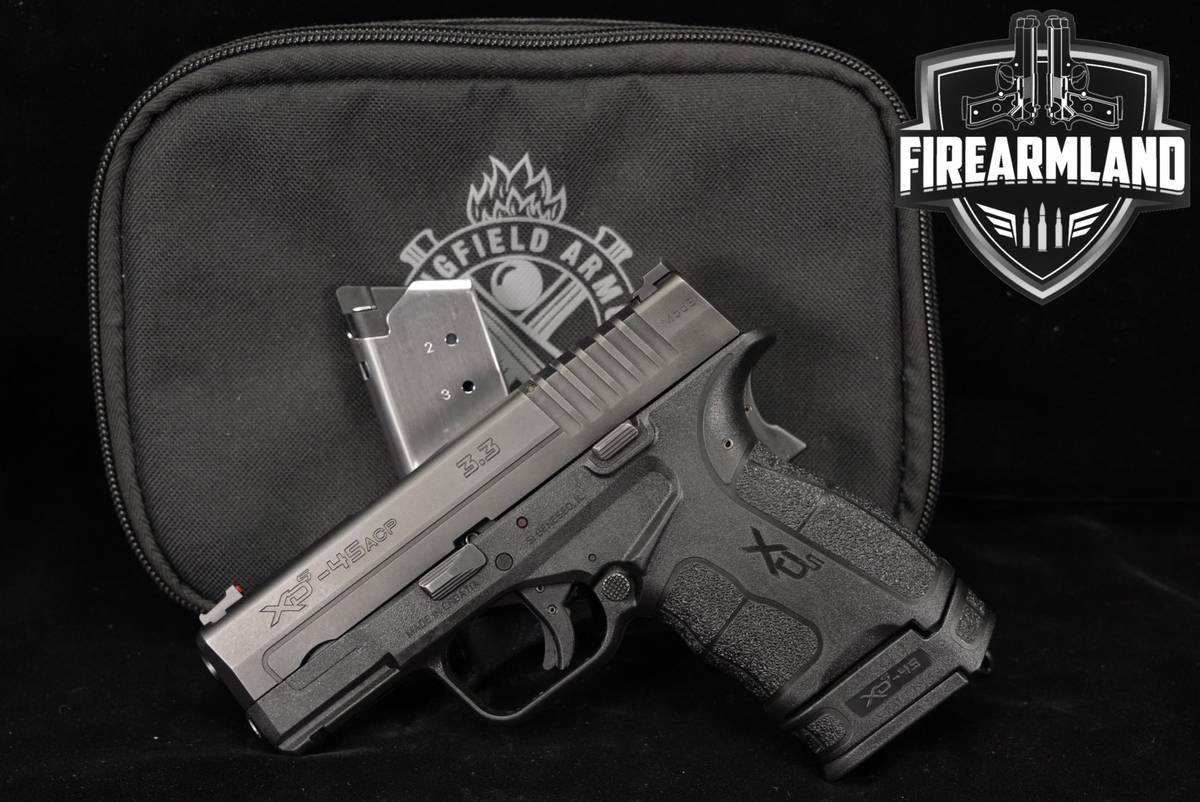 Springfield Armory XD-S Mod.2 45 ACP 3.3" XDS45 XDS +2 MAGS & ORIG CASE