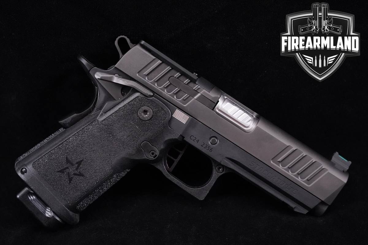 Staccato C V3 9mm 4.0" Black DLC 2011 STI +3 MAGS & ORIG CASE