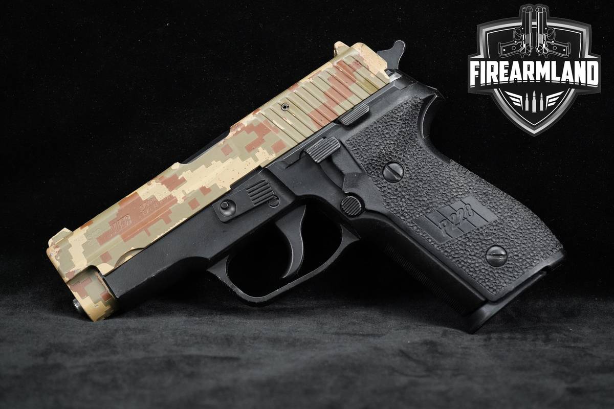 CUSTOM CAMO Sig Sauer P228 9mm 3.9" CAMO P-228 DA/SA