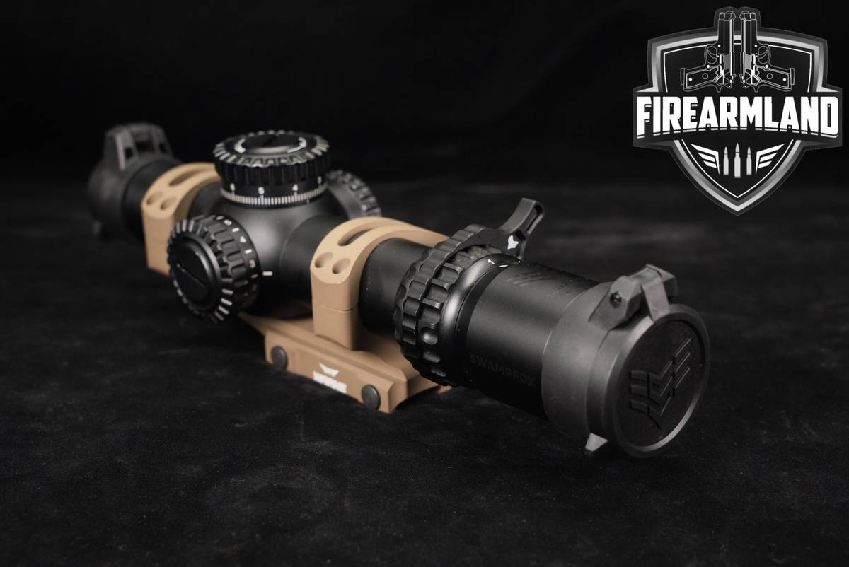 SwampFox Optics Warhorse 1-6x24mm LPVO FFP MRAD Green Illiumination