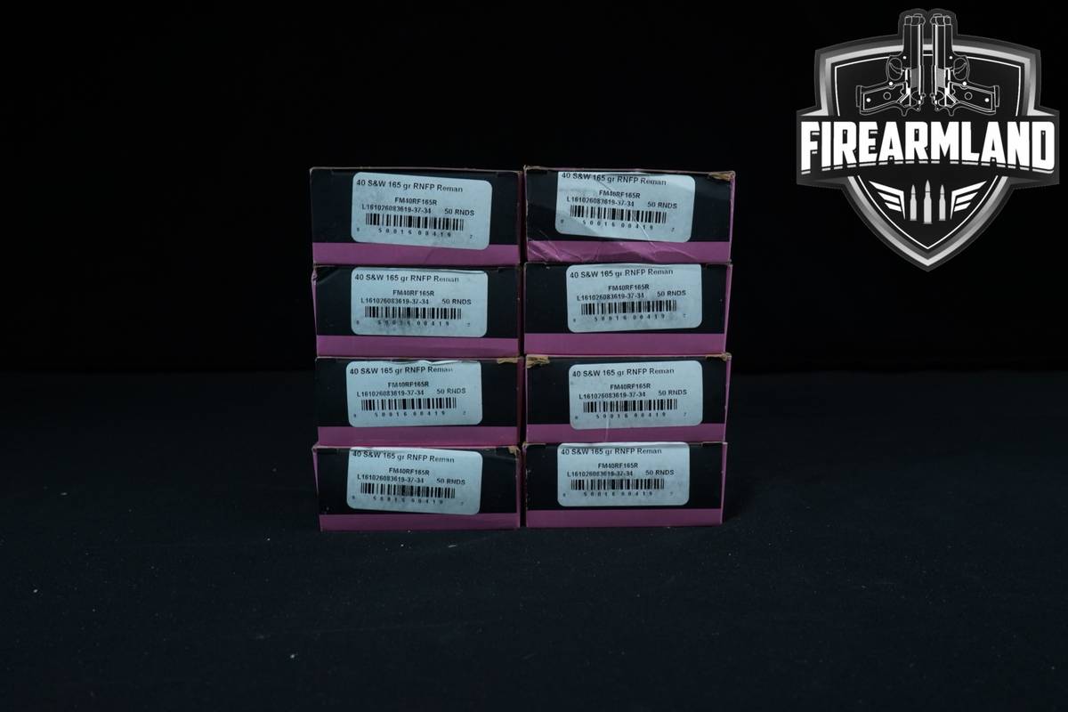 400 RDS! 40 S&W Ammo Ammunition