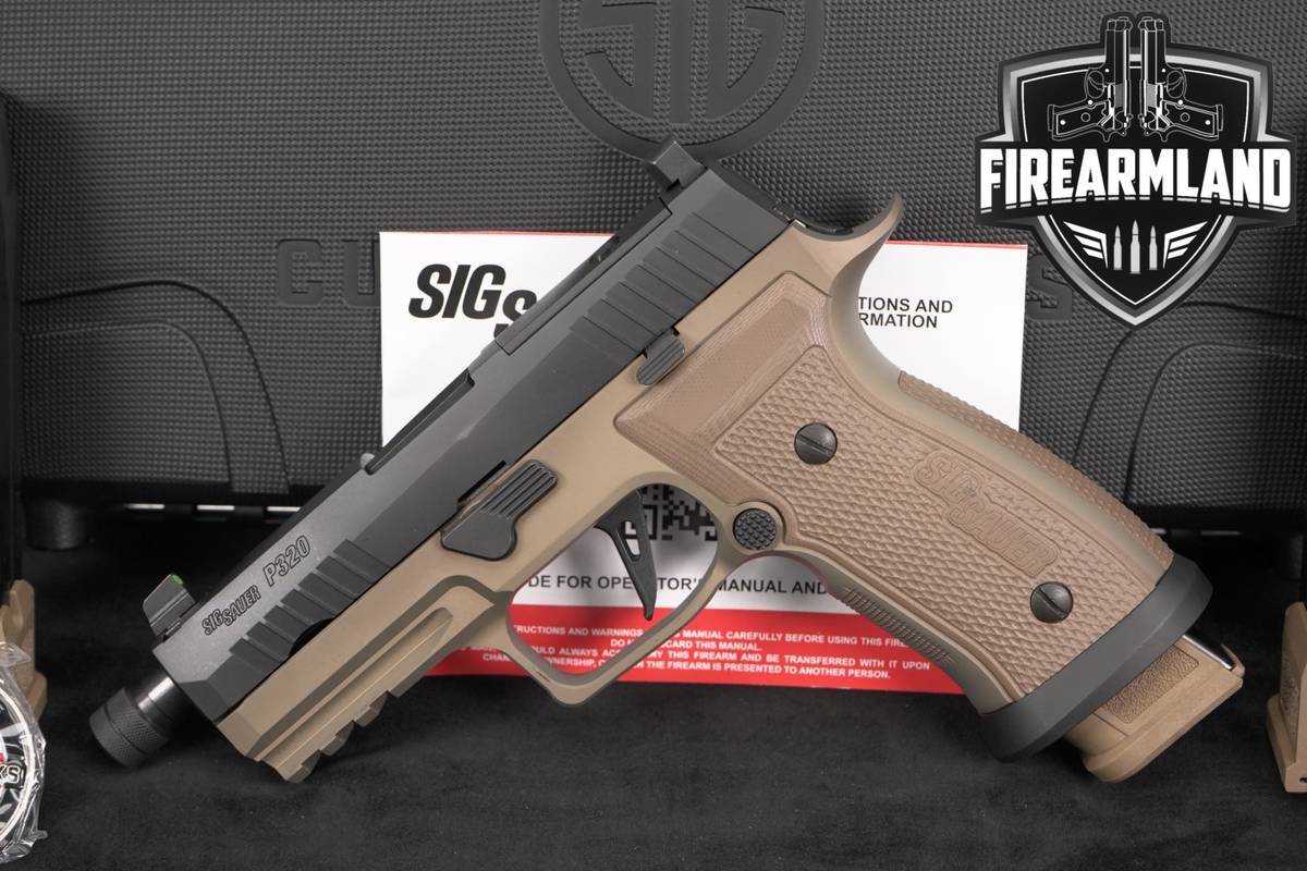 LIMITED Sig Sauer P320 AXG Combat Custom Works 9mm P 320 +3 MAGS, ORIG CASE